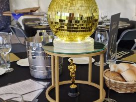 gold mirrorball centrepiece4